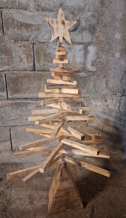 Árvores de Natal em madeira