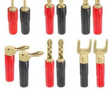 Коннекторы бананы для Акустических систем, кабеля Pailiccs оригинал