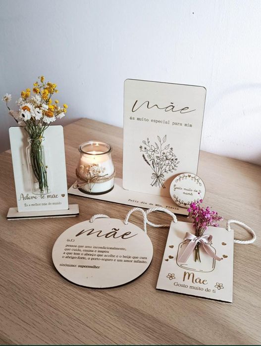 Gravação de madeiras e corte a laser | Afilhados, padrinhos