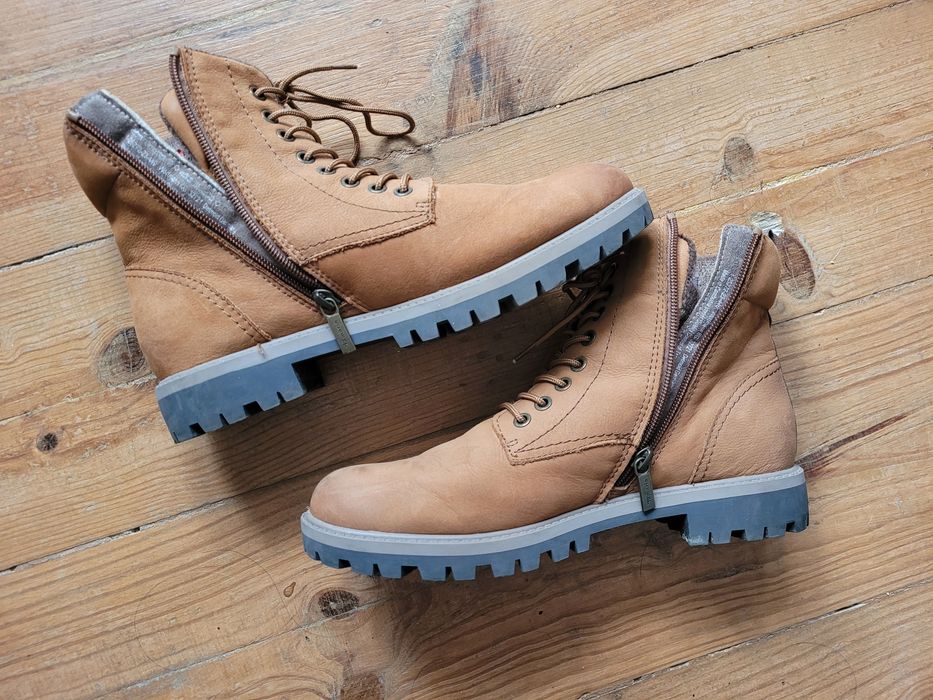 Botas inverno/outono - Sapatos - Tamanho 41-42 Camelo/beige