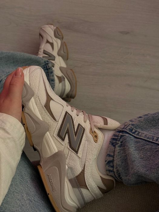 Бежеві кросівки 9060 люксова якість 35-44 розміри