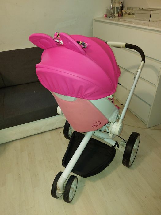 Wozek spacerowy spacerówka Quinny moodd dziewczynki ubranko myszka min