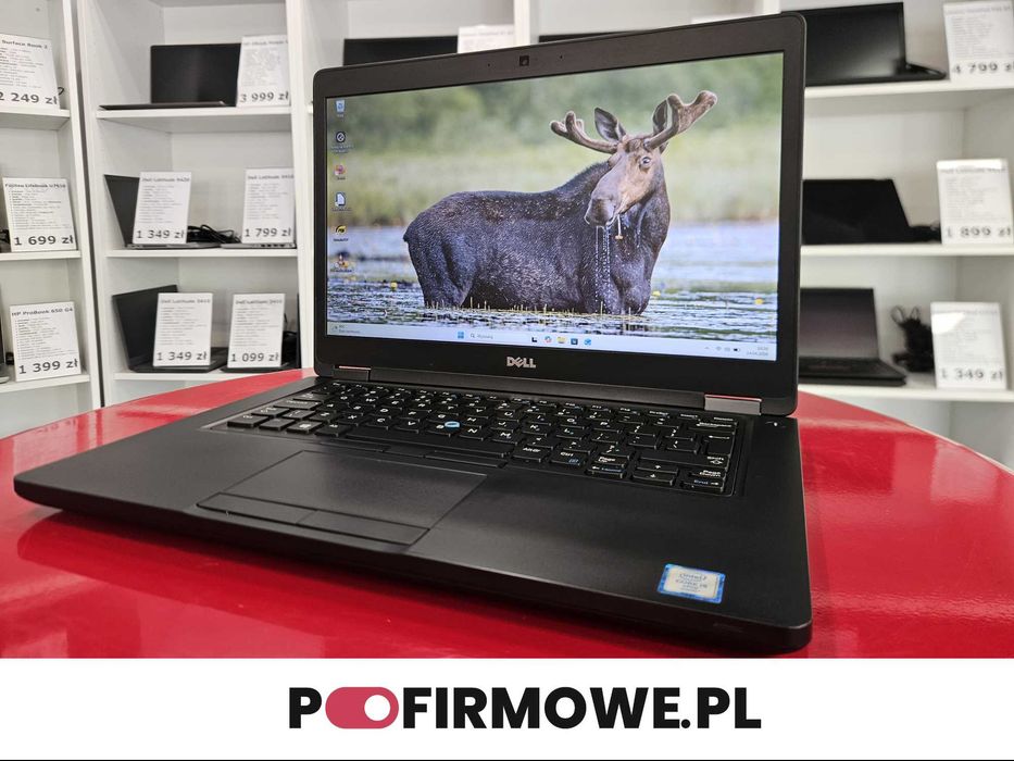 Laptop Dell Latitude 5480 14" Intel i5-6300U 8GB RAM DYSK 128GB SSD FullHD IPS Windows 11 Pro Faktura 23% Vat Gwarancja 12 Miesięcy PoFirmowe.pl