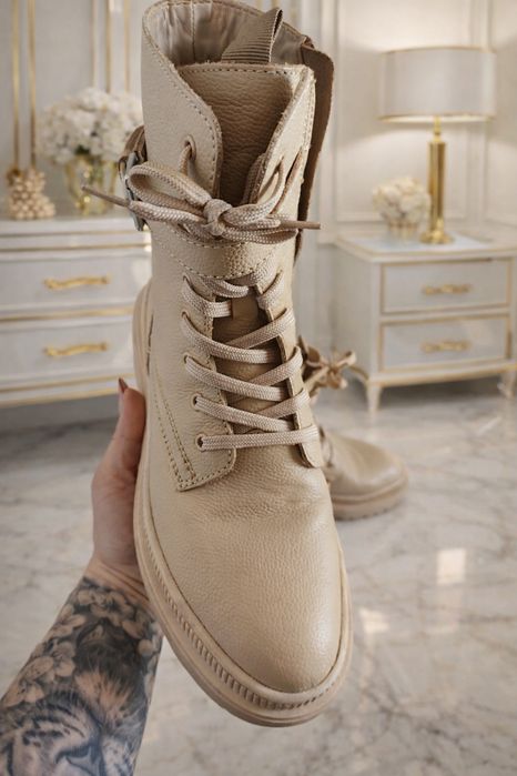 Lasocki skórzane workery