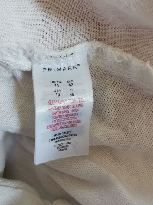 Spodnie lniane, primark, rozmiar 42, XL, 14