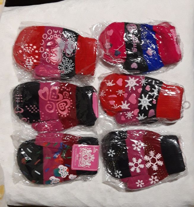 Варежки перчатки шерстяные