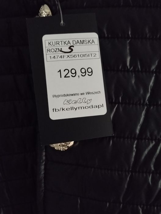 Kurtka damska czarna