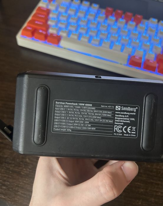 Sandberg Survivor Powerbank 100W 40000