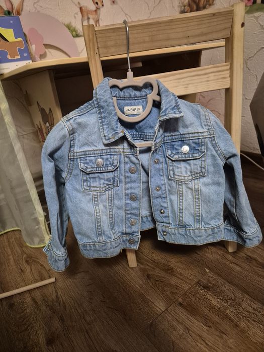 Дитяча джинсова куртка  80-86