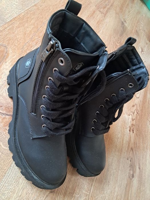 Czarne botki Lumberjack