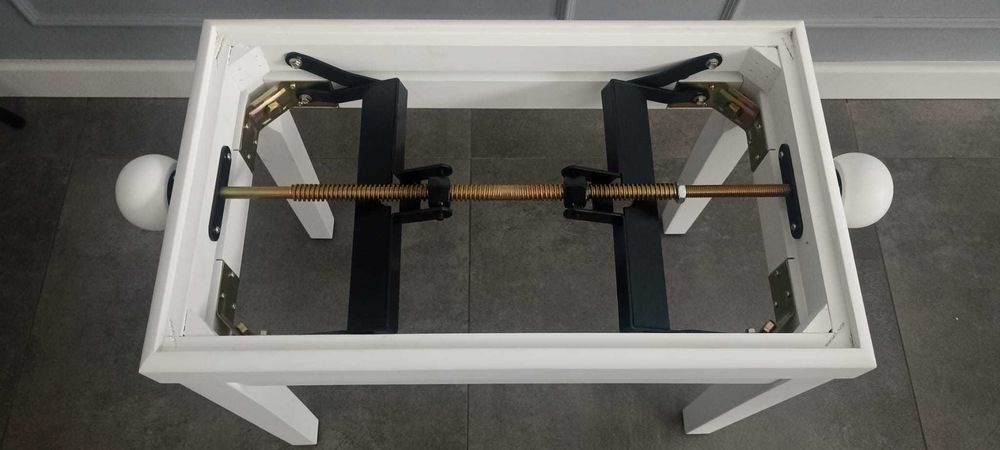 Ława stołek do pianina, fortepianu biały mat siedzisko 55x32 cm OPIS