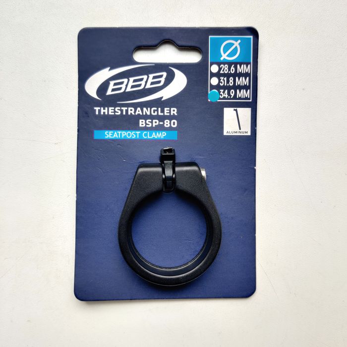 Затискач сідла 34.9мм хомут підседільної труби (під болт) BBB BSP-80