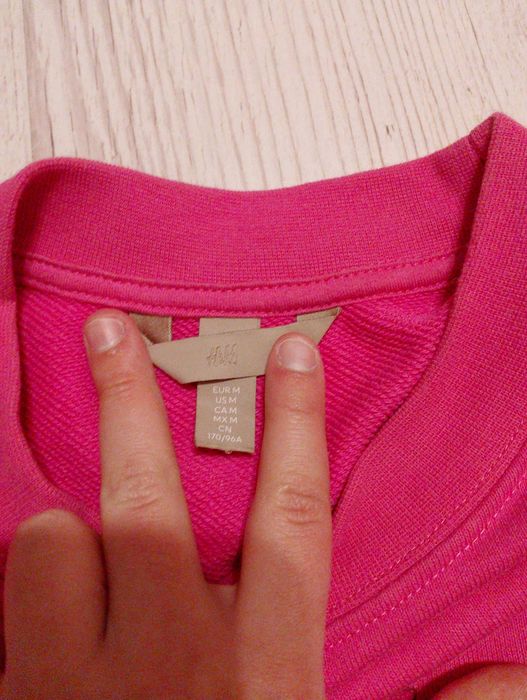 Кофта оригінальна h&m рожева