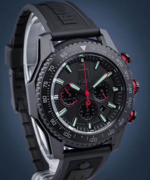 Męski Zegarek Timex Ironman Adrenaline Pro Black, wodoszczelny WR100