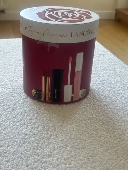 Lancome zestaw prezentowy podarunkowy l’absolu rouge szminka i blyszczyk