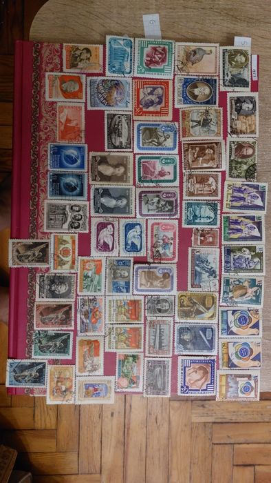 Марки 40е, 50е годы