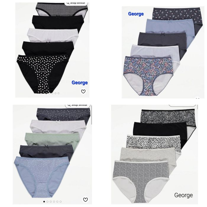 Жіночі трусики Джордж, H&M , GEORGE, Matalan женское белье