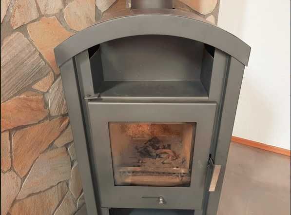 Duży ciepły Piecyk piec wolnostojący koza kominek trociak duński