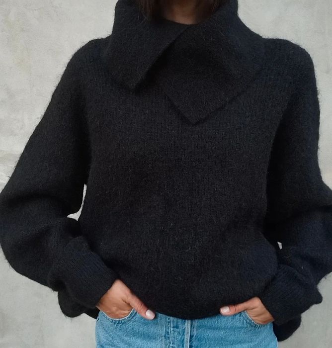 Sweter alpaka + wełna H&M/Roz M/L
