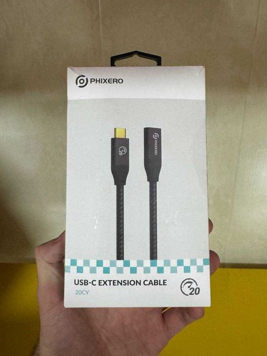 Кабель Подовжувач USB Type-C PHIXERO 20Gbs Швидкий