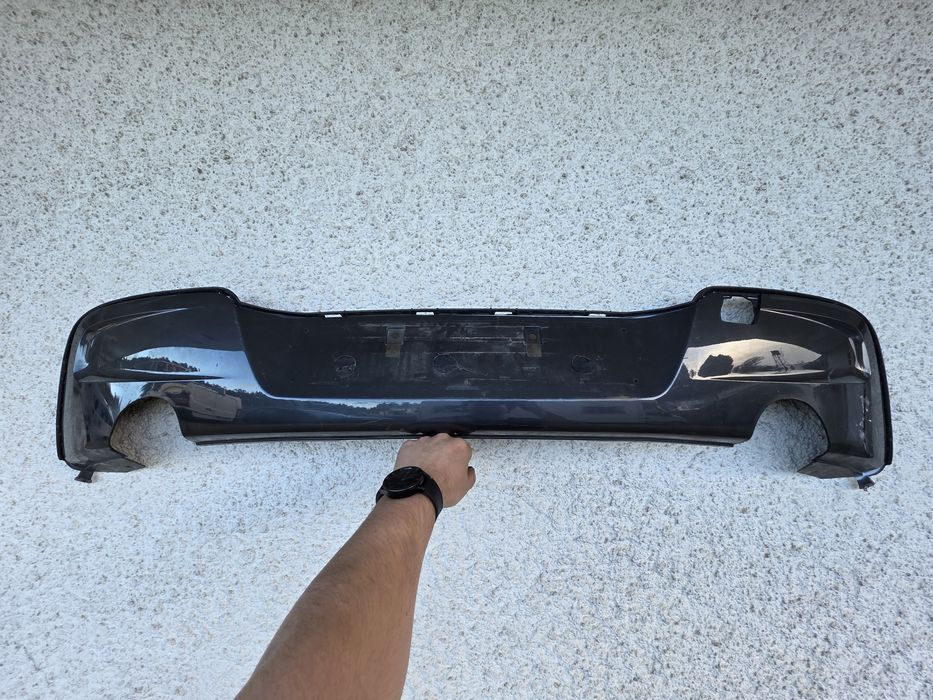 Difusor BMW F20 Pack M Pre LCI duas saidas