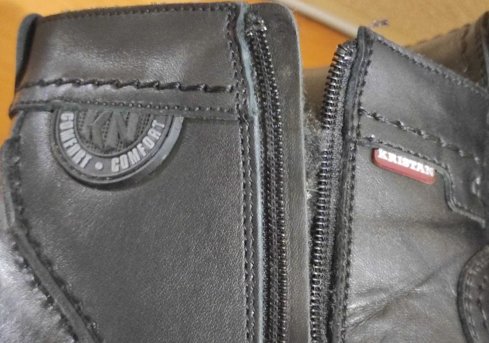 Полуботинки сапоги мужские 43- 44 размера б/у натуральная кожа