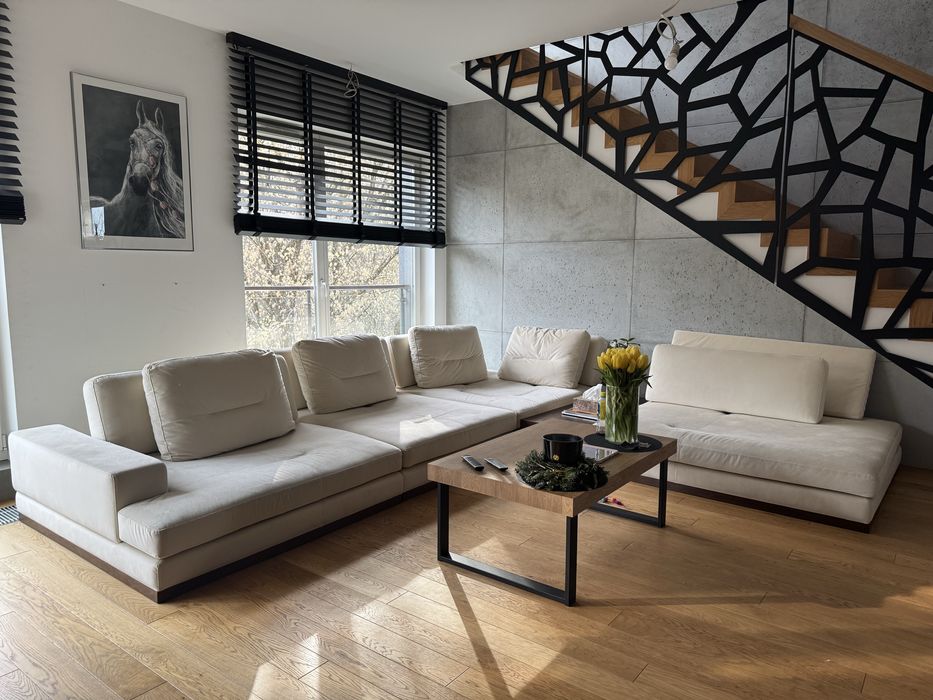 Sofa duża naroznik 400x350 ruchome zaglowki ERMES BLANCHE