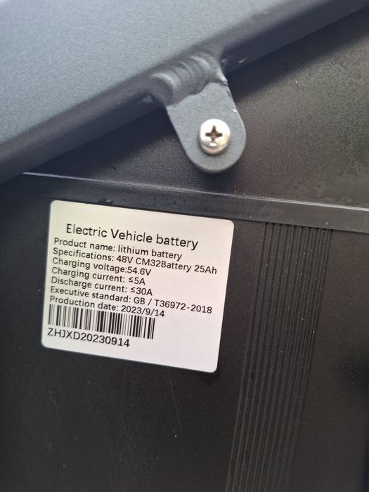 Bicicleta elétrica 1000W 25 Ah GUNAI MX25