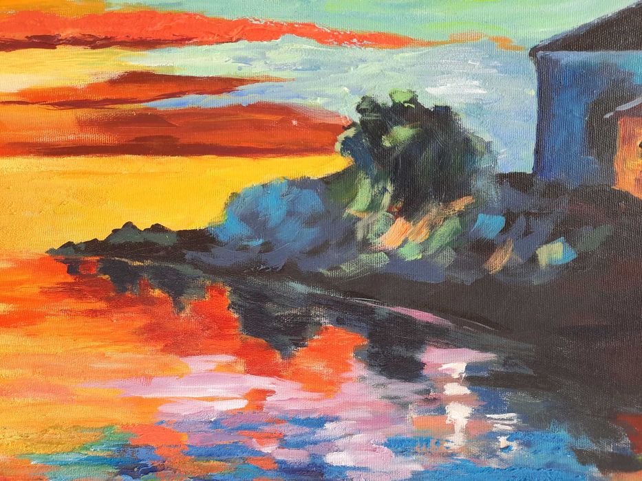 Картина. Морський пейзаж. Акрил. Ручна робота
