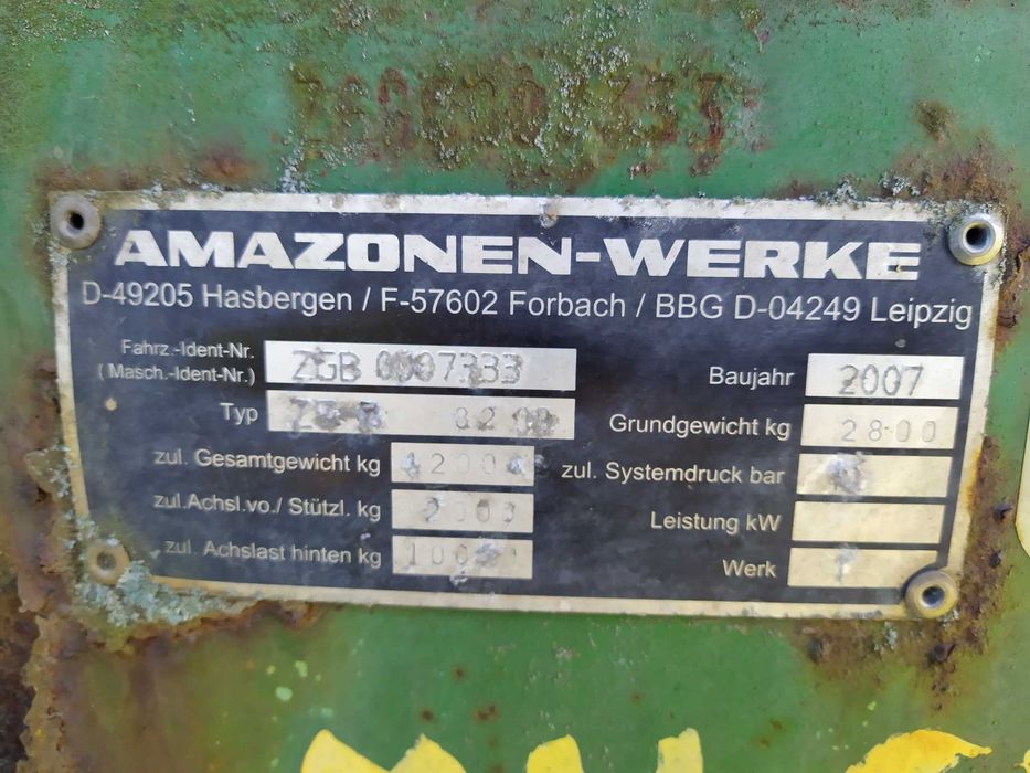 Розкидач добрив - Amazone ZG-B 8200