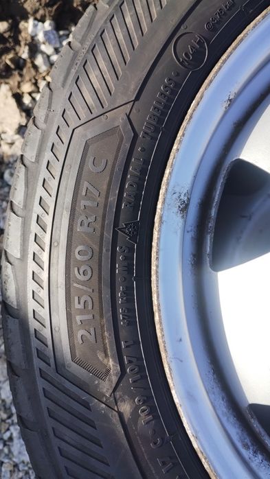 4 Koła VW T5 T6 t7 transporter crafter multivan 7j 5x120 215/60/17c