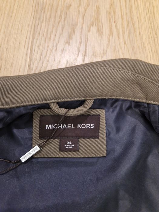 MIchael Kors - 30 % wiskoza Khaki kurta XS -NOWA, org. cena ok. 1500 zł