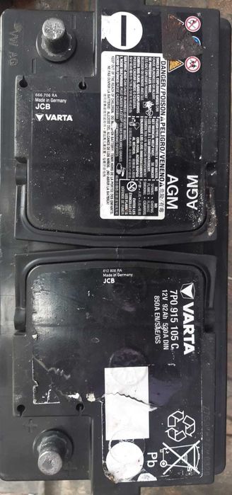 Акумулятор VARTA 7PO 915 105 AGM 12V 92Ah 520A din 850A EN