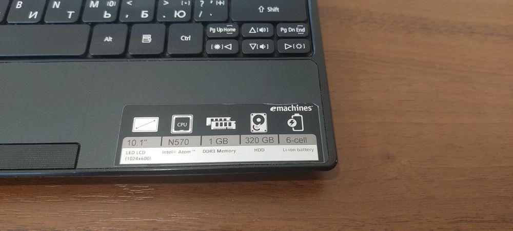 Ноутбук Acer eMachines 355-N571G32ikk