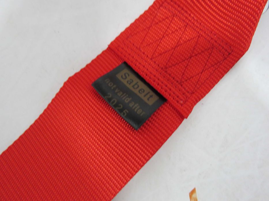 Cinto Segurança SABELT Vermelho 4 pontos