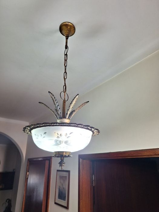 Candeeiro candelabro de tecto interior