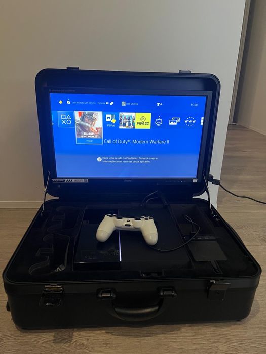 Mala gaming Indicase + ps4 com dois comandos