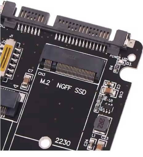 Adaptador SATA para  Disco M2 NGFF e MSATA SSD443029552701777923