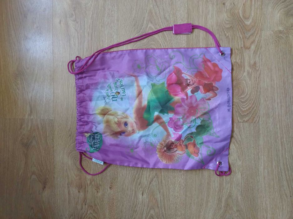 Worek do żłobka przedszkola szkoły Disney Fairies