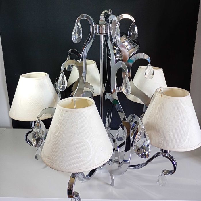 Elegante candeeiro de teto (5 lâmpadas) - Excelente estado