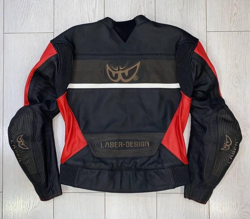 чоловіча шкіряна мото куртка Berik
size M-L