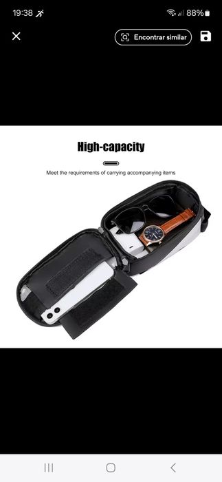 Bolsa telemovel para bicicleta -  nova