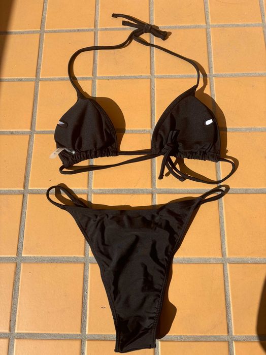 Conjunto de praia 3 peças novo