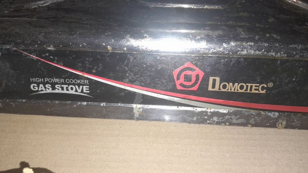 газова вживана плитка металева Gas stove Domotec
