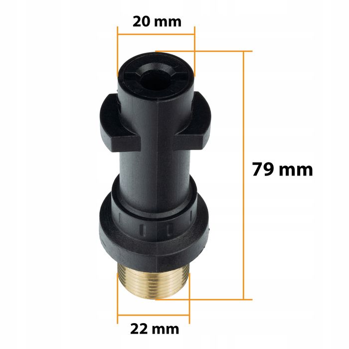 Wąż Wysokociśnieniowy 15M | 155bar, M22 x 1.5, do Karcher