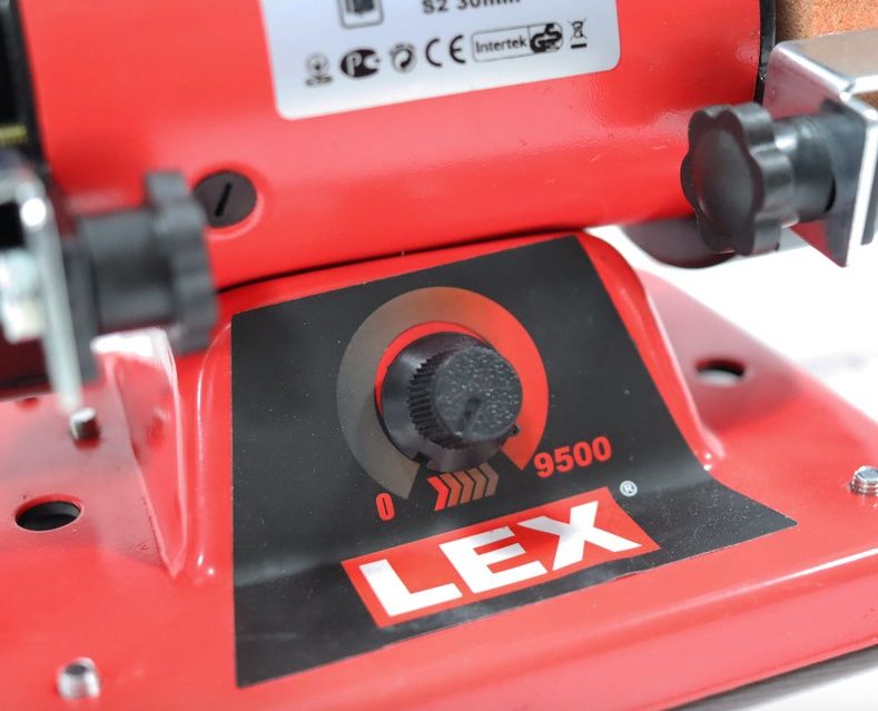 Точильно-гравіювальний верстат 300 Вт + гнучкий вал LEX LXBG 75-3