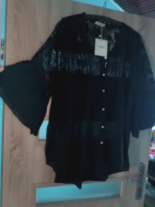 Koszula tunika ażurowa do 124biust