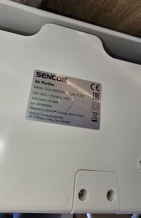 Oczyszczacz powietrza Sencor EUE2 UV cichy