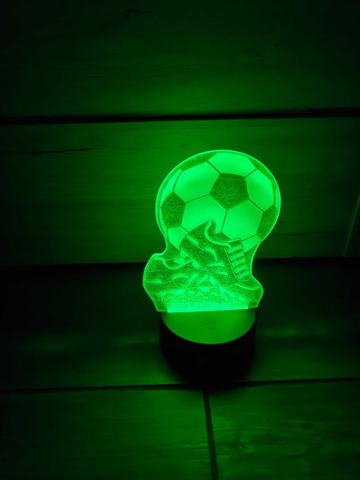 Neon LED piłka 3 wzory