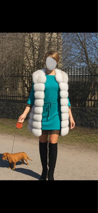 Продам натуральну жилетку з хутра ПОДАРУНОК шубка з шиншили